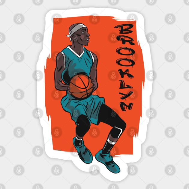 Brooklyn basketball  bklyn new york basketball Sticker by JayD World